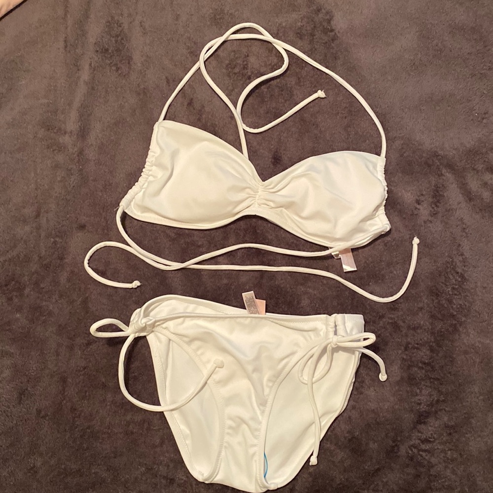 White Victoria’s Secret bikini, size small